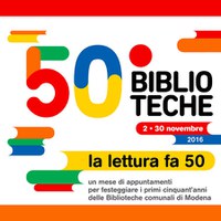 50° Biblioteche 2016