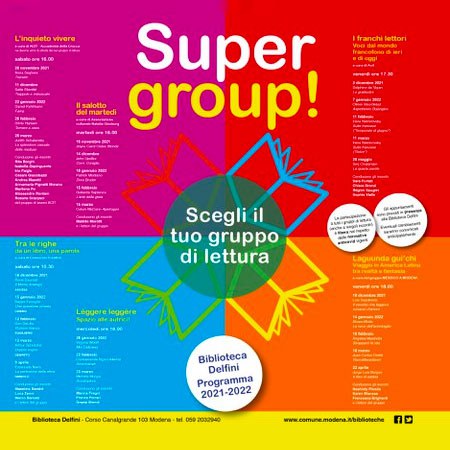Iniziative biblioteche 2022 > 2018