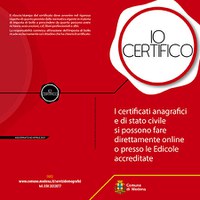 Io certifico 2018