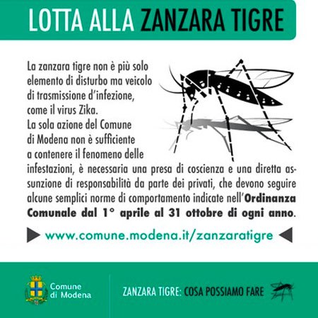 Lotta alla zanzara tigre 2017