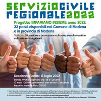 Servizio civile regionale 2022